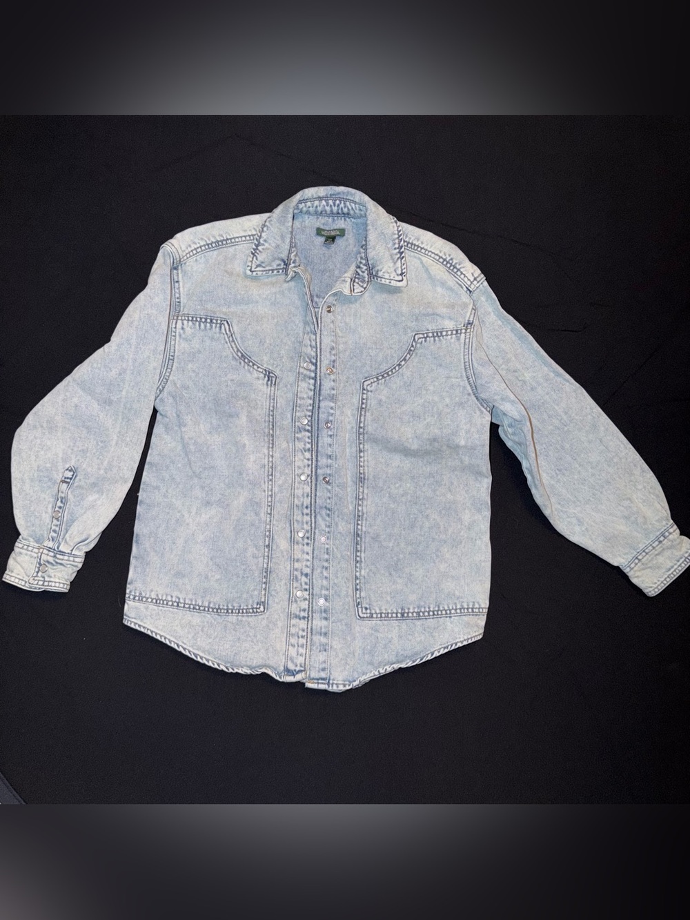 wild fable Light Wash Denim Button-Up Shirt